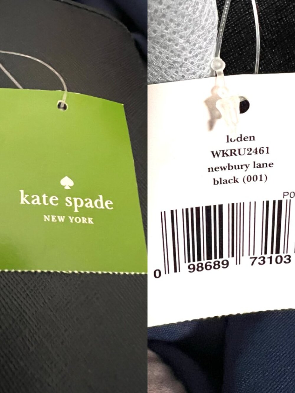 New Kate Spade Newbury Lane Joden Black Saffiano Leather XL Tote Bag+ Pink Scarf - Picture 11 of 16